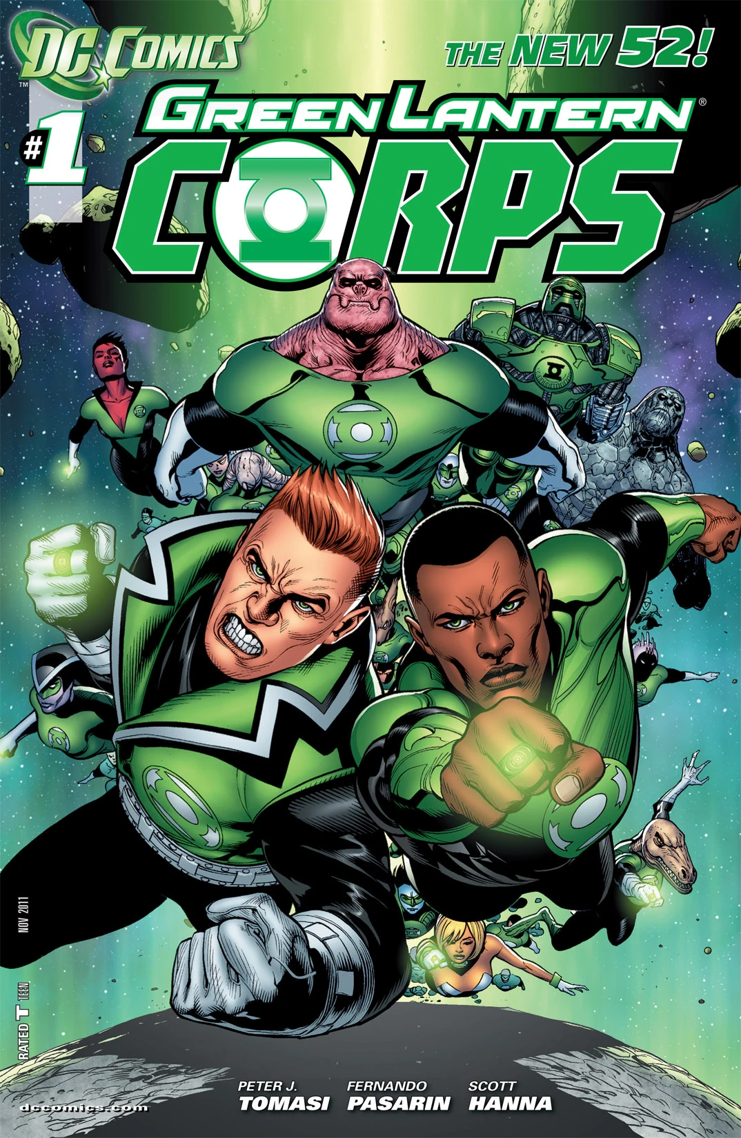 Green Lantern Corps #1 (DC, 2011 — Cover A) cover